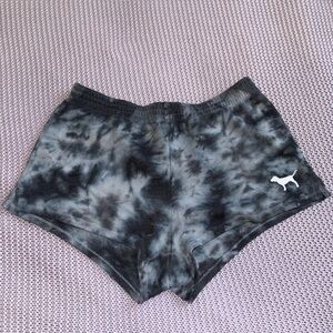 PINK Blue tie dye comfy shorts
